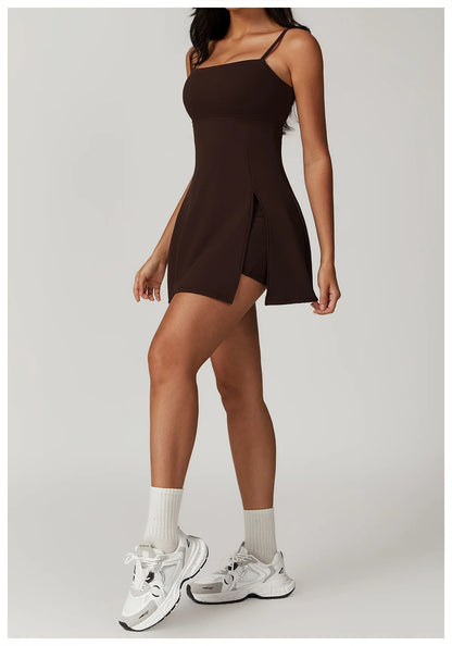 Ace Split Hem Active Dress