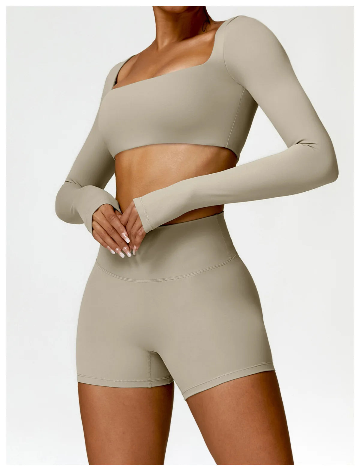 Scrunch Butt Long Sleeve Set