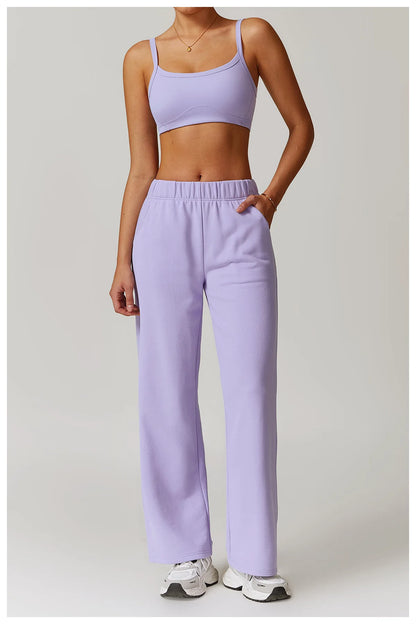 Flow Sweatpants Bra Set