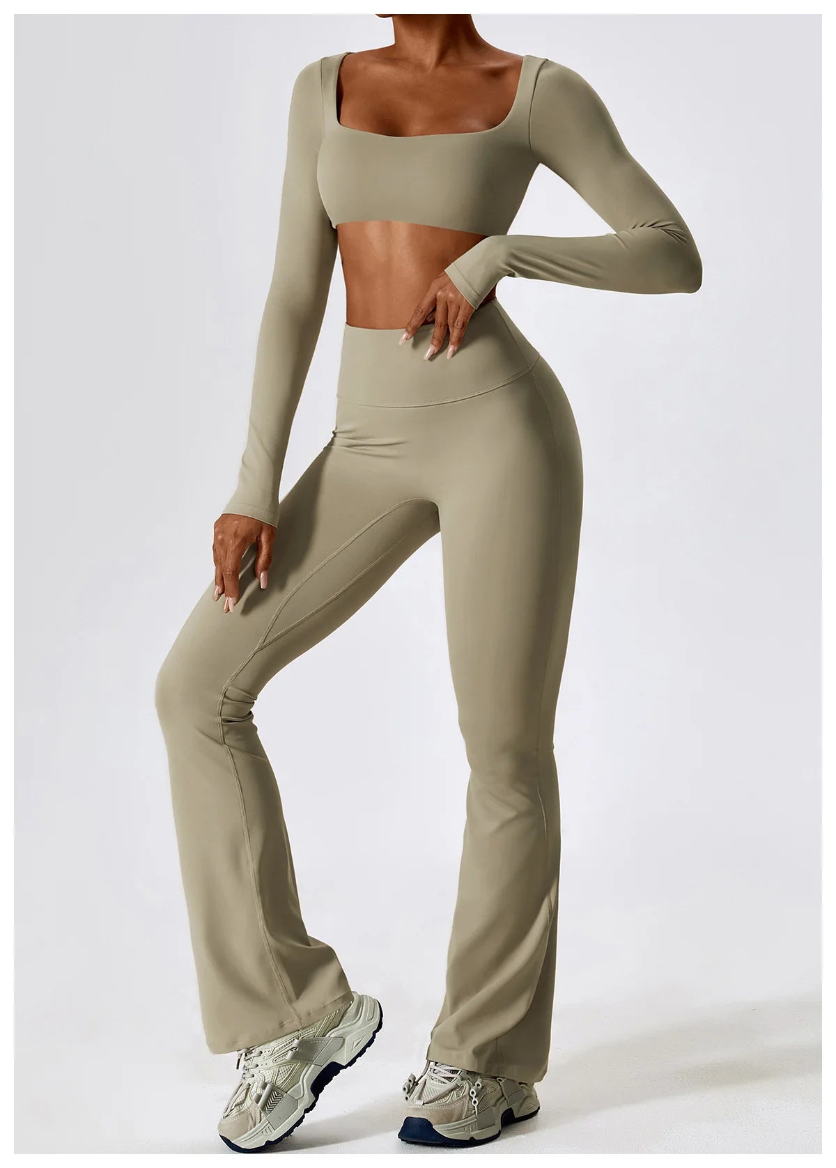 Elysian Flared Leggings Long Sleeve Set