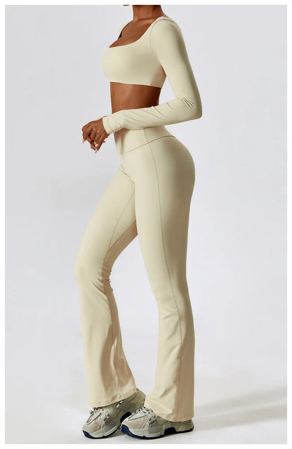 Elysian Flared Leggings Long Sleeve Set