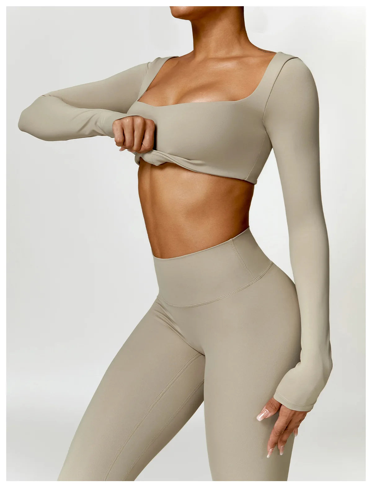 Scrunch Butt Long Sleeve Set