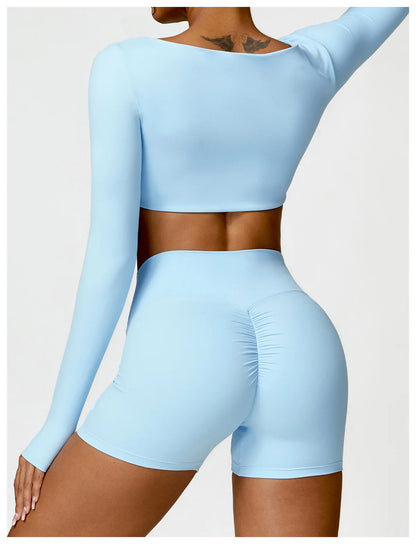 Scrunch Butt Long Sleeve Set