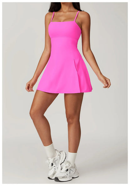 Ace Split Hem Active Dress