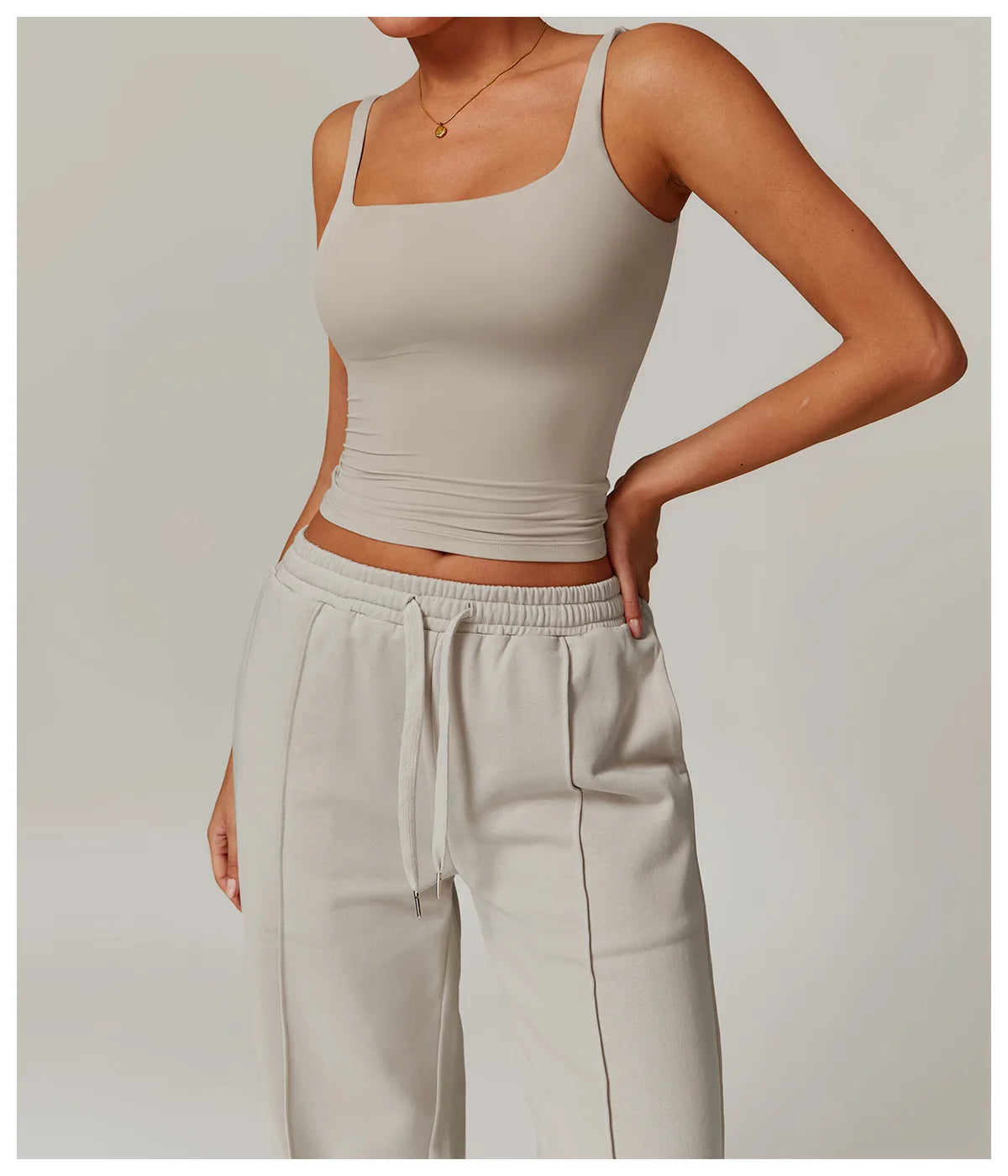 Lounge Tank Top Sweatpants Set