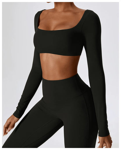 Elysian Flared Leggings Long Sleeve Set