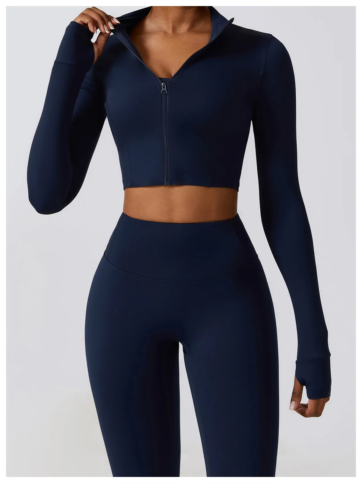 Essence Three Piece Jacket + Bra Leggings Set