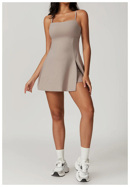 Ace Split Hem Active Dress