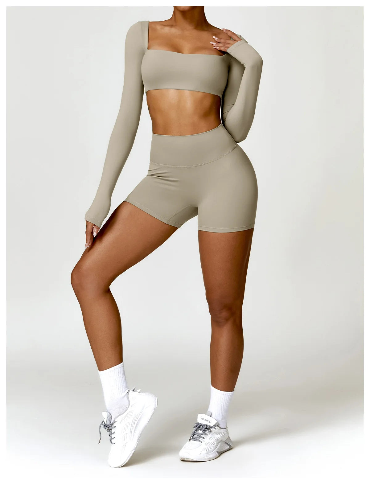 Scrunch Butt Long Sleeve Set