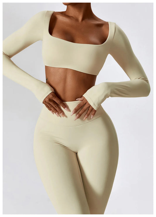 Elysian Flared Leggings Long Sleeve Set